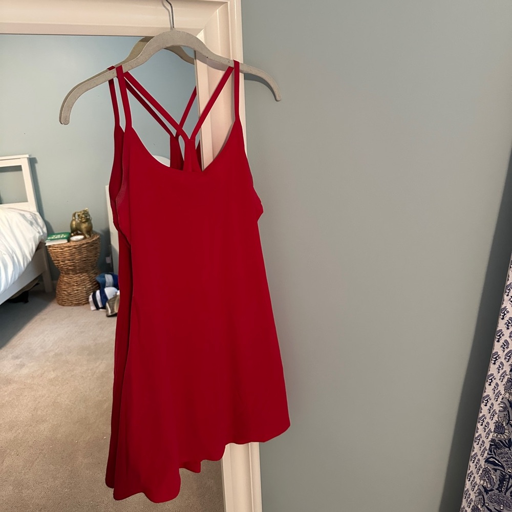 Outdoor Voices Red Exercise Dress